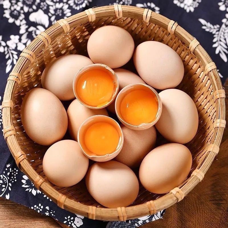 30枚笨鸡蛋农家散养新鲜土鸡蛋新鲜谷物柴鸡蛋初生蛋