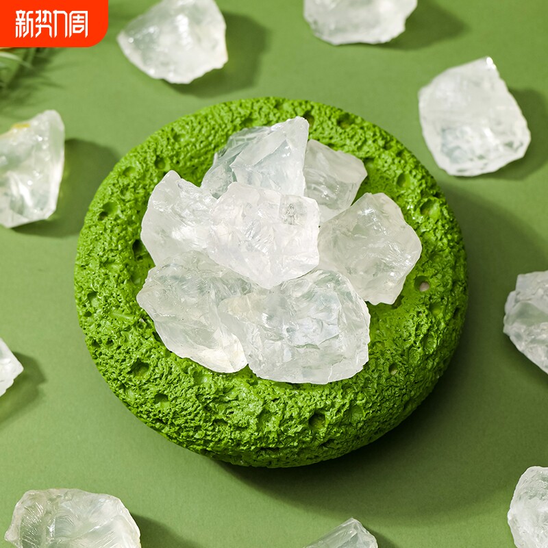 东海水晶天然白水晶扩香石香薰石大颗粒白水晶碎石消磁石摆件