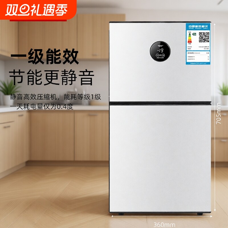 东之开立冰箱双门电脑控温大冷冻