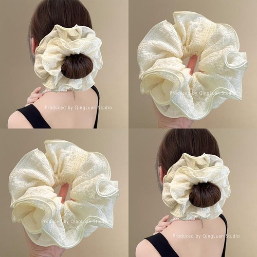 泡泡纱大肠发圈黄色|242人收藏