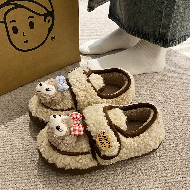 毛毛拖鞋女保暖秋冬|超1万次加购