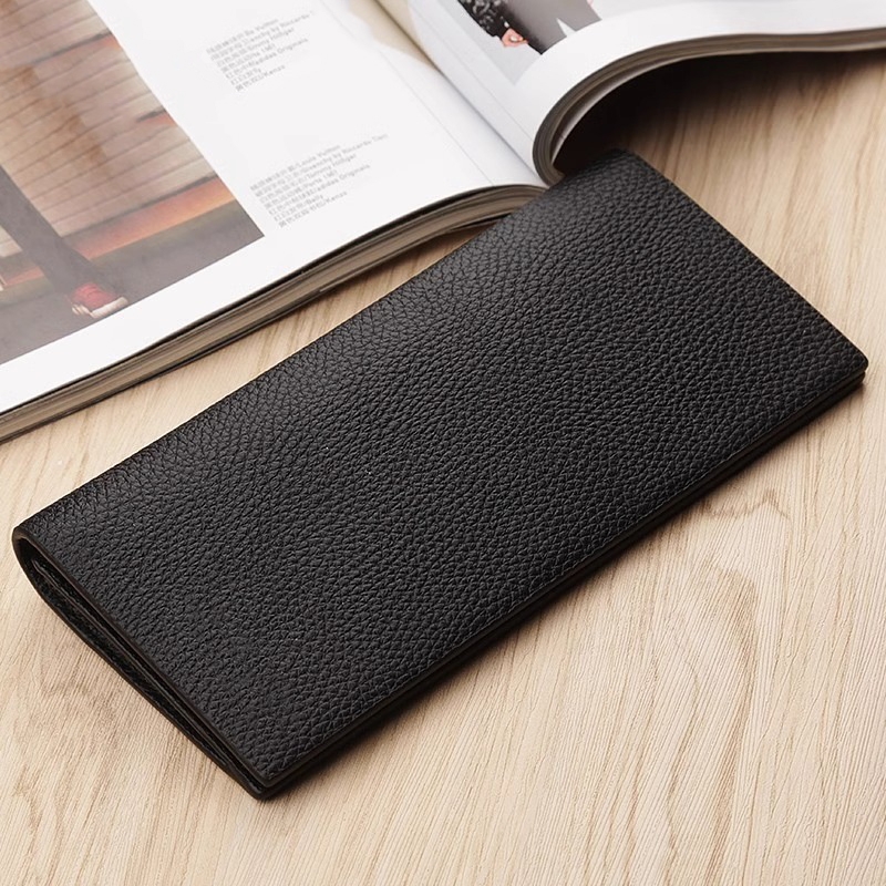 2025新款钱包男竖款钱夹防盗刷长款手拿包时尚多功能大容量证件