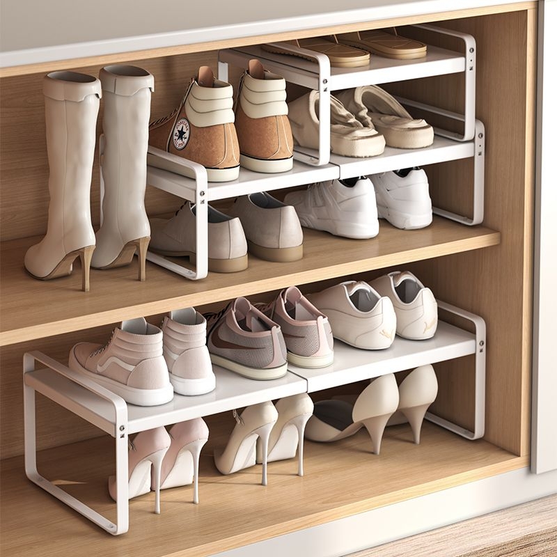 【全网爆款】可伸缩鞋架隔板