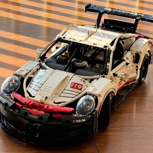 保时捷911兼容乐高积木跑车机械组遥控汽车模型高难度拼装 玩具男