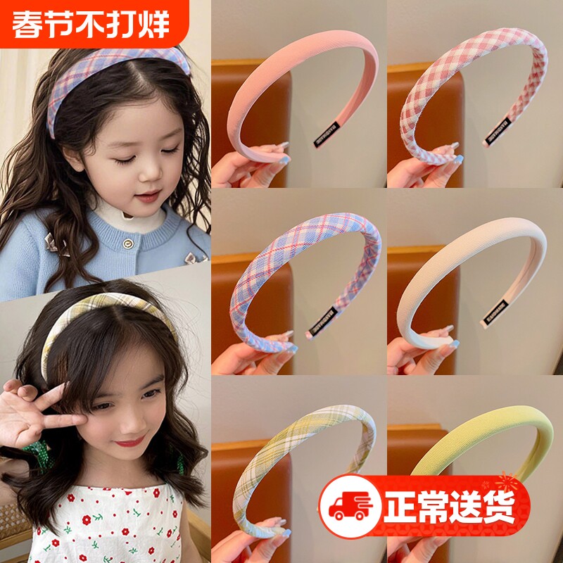 女儿童不勒头发箍2025新款发旅女童头箍女孩可爱发卡小宝宝头饰窟