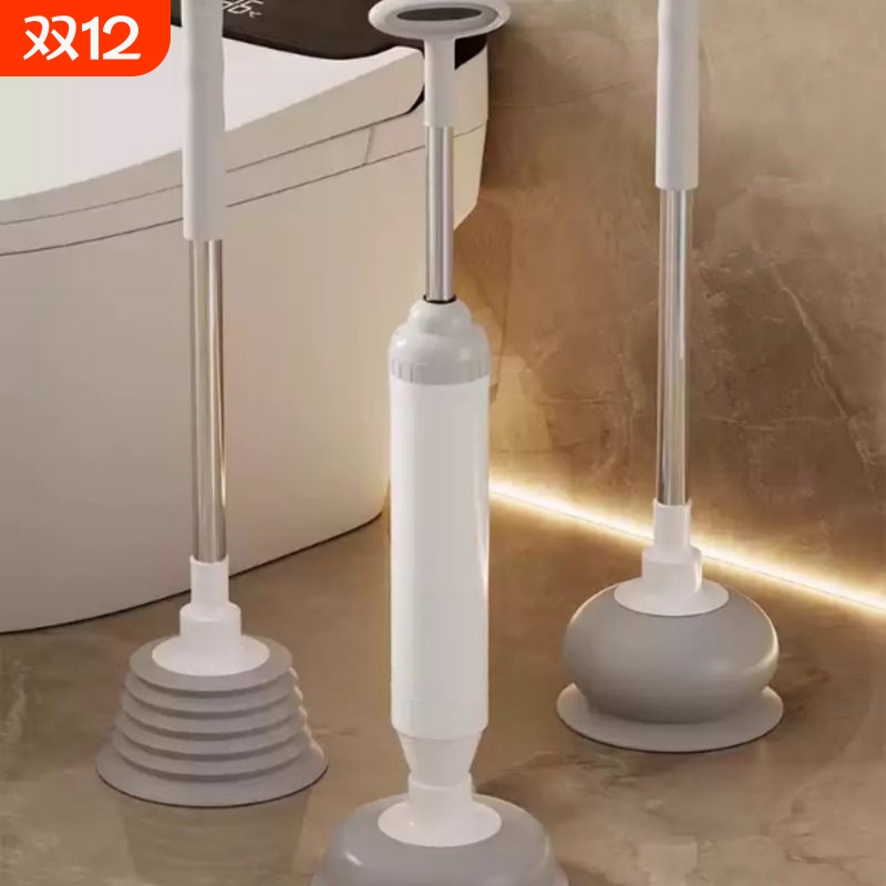 马桶疏通器通皮搋子通下水管道堵塞专业工具通厕所地漏神器一炮通