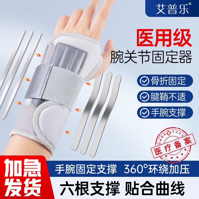 艾普乐医用护腕扭伤支撑手腕图片