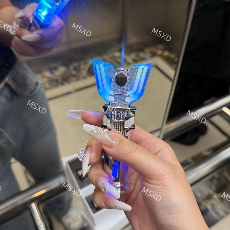 发光炫酷网红充气打火机个性创意召唤器送男女友礼物造型变身点火