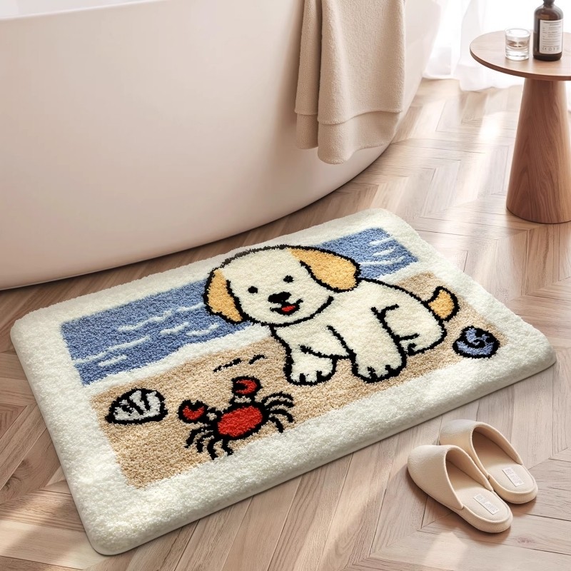 浴室吸水地垫可爱速干加厚厕所门口防滑卫生间专用卫浴可机洗,居家布艺,家用脚垫,淘宝优惠券,粉丝福利购,淘宝优惠卷