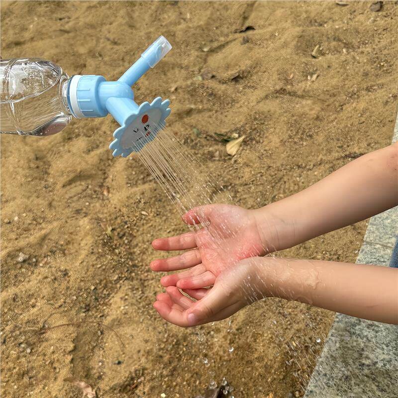 花洒喷头户外洗手神器带娃喷水壶洒水壶水瓶延伸器养花工具浇水器
