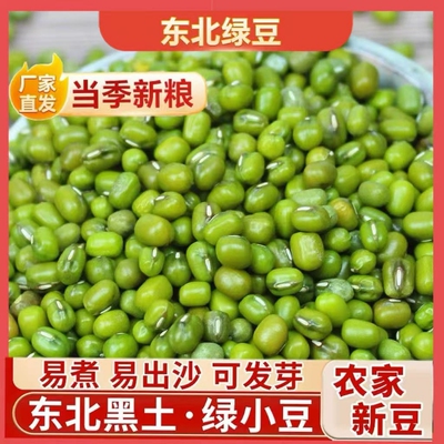 【热销5斤】净重绿豆新货新鲜