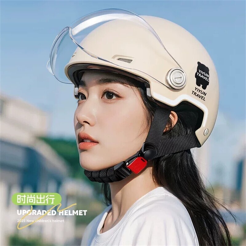 3c认证电动车头盔女2026新款夏季防晒电瓶摩托车男安全帽四季通