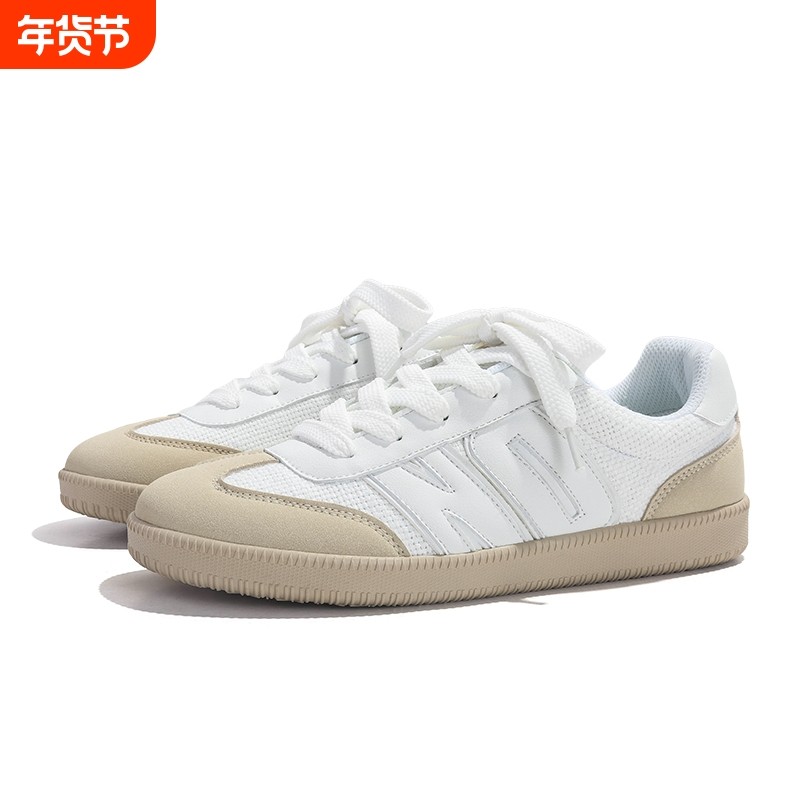 经典情侣德训鞋新款通勤休闲运动百搭板鞋复古黑色