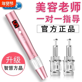 纳米电动微针针头仪器导入生发中胚水光MTS美容脸部微晶笔