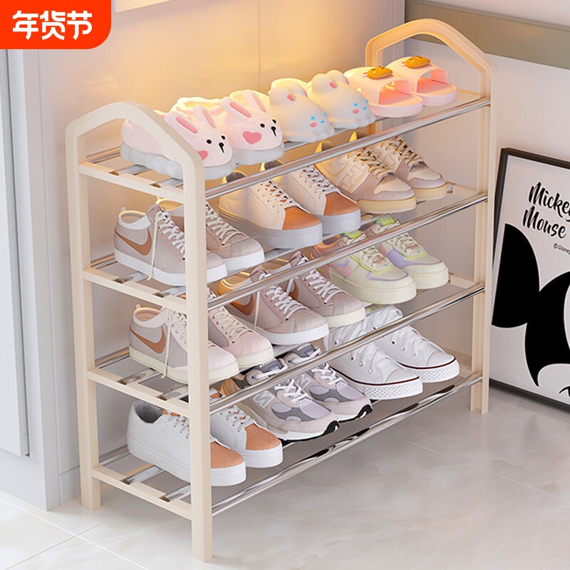 简易鞋架多层家用鞋柜子学生宿舍门口收纳箱组装经济型置物架