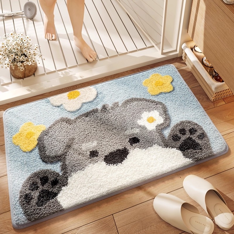 浴室吸水垫家用厕所门口踩脚垫可爱卡通地垫门垫进门卫生间地垫,居家布艺,家用脚垫,淘宝优惠券,粉丝福利购,淘宝优惠卷