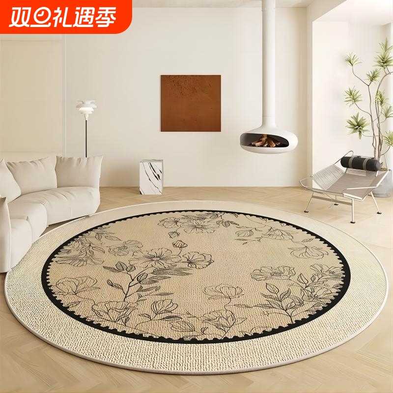 法式圆形复古地毯|超2.4万次加购