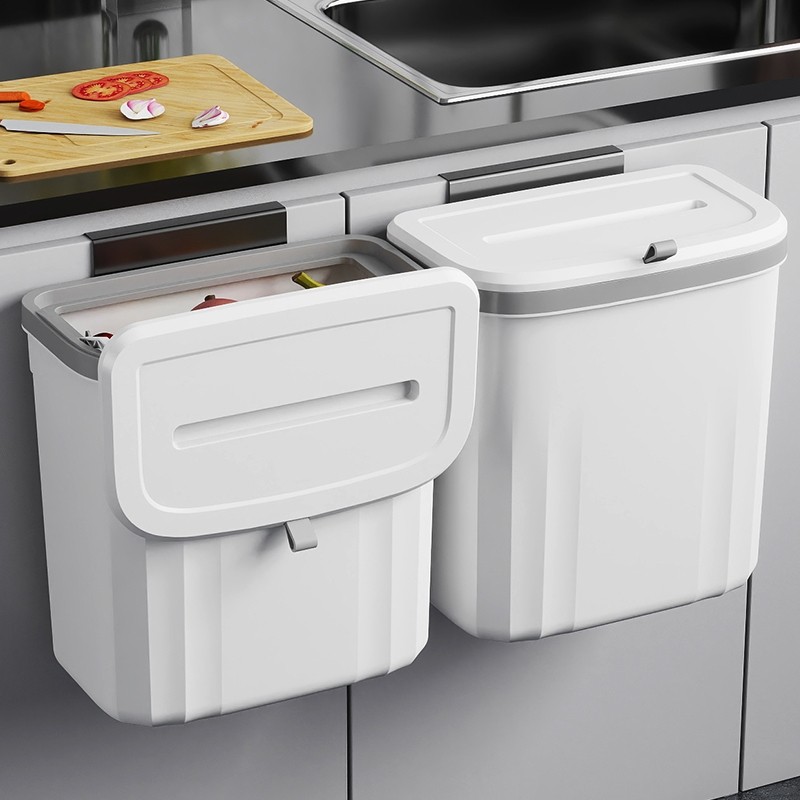 垃圾桶2025新款壁挂式厨房家用大号卫生间专用厕纸收纳桶夹缝纸篓