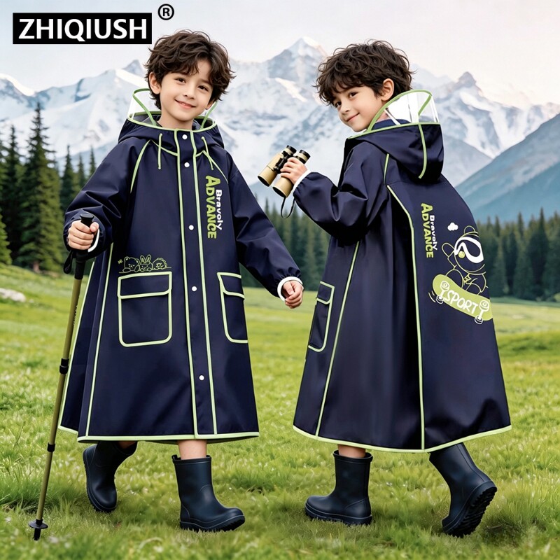 儿童雨衣男童2026款学生上学专用图片