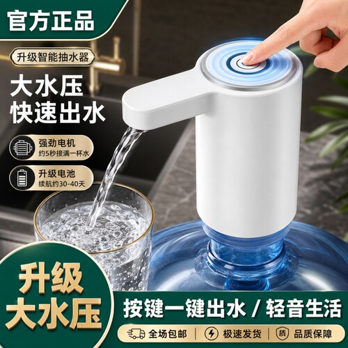 桶装水抽水器双泵电动全自动出水