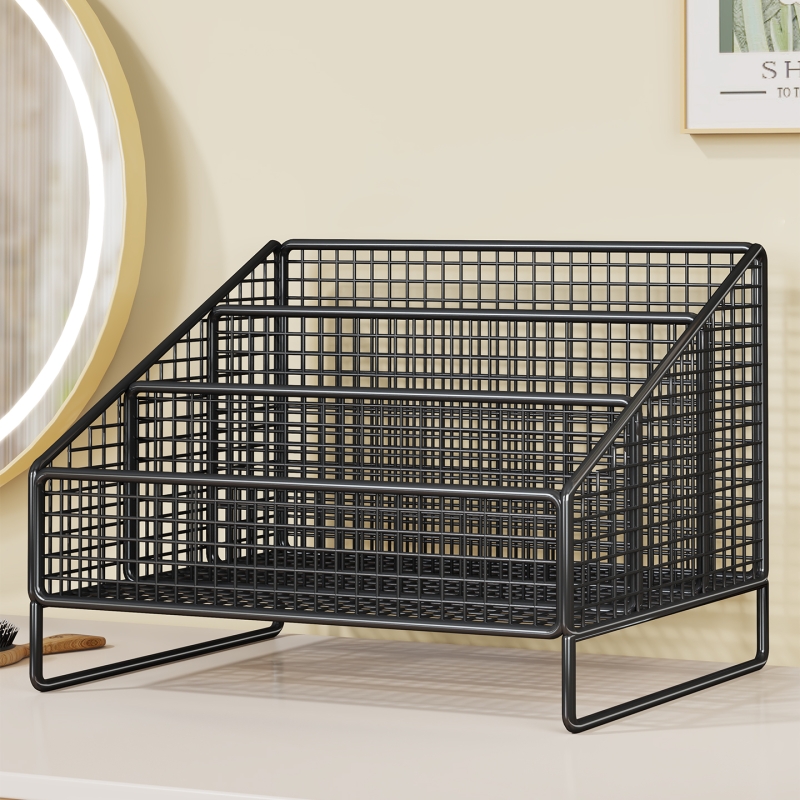 桌面化妆品收纳盒护肤品置物架