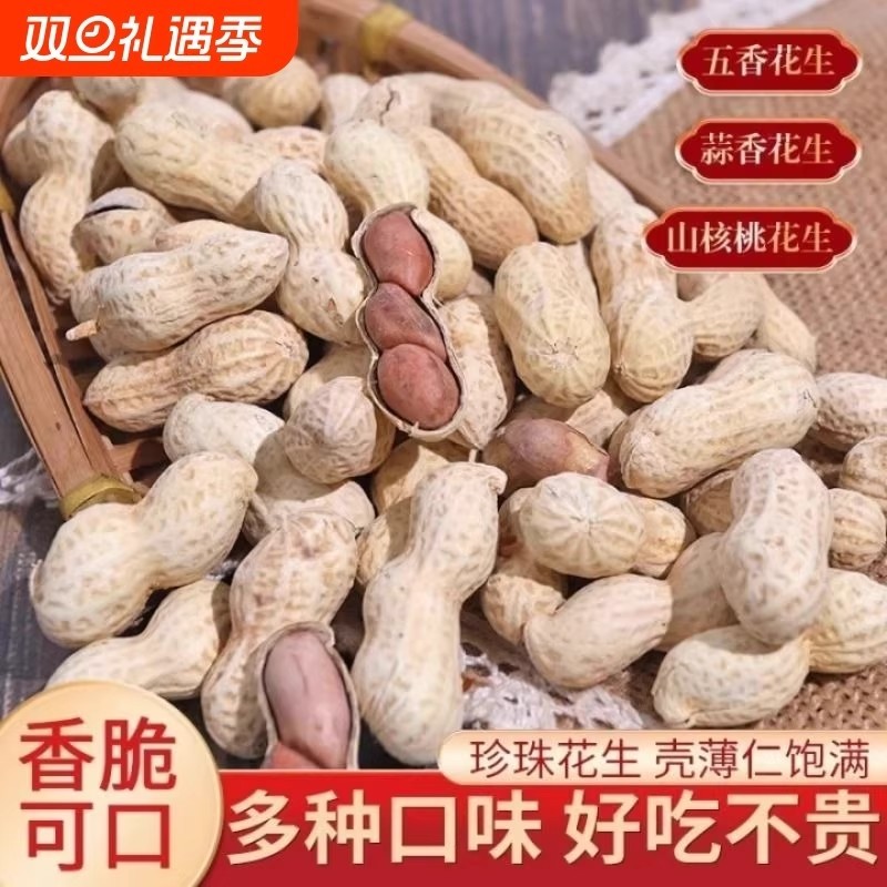 山核桃花生小包装批发陈皮蒜香咸干炒货10斤核桃味水煮五香健康