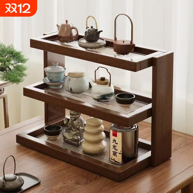 桌面杯架亚克力置物架多层餐桌台面杯架子咖啡店转角收纳杯子钥匙