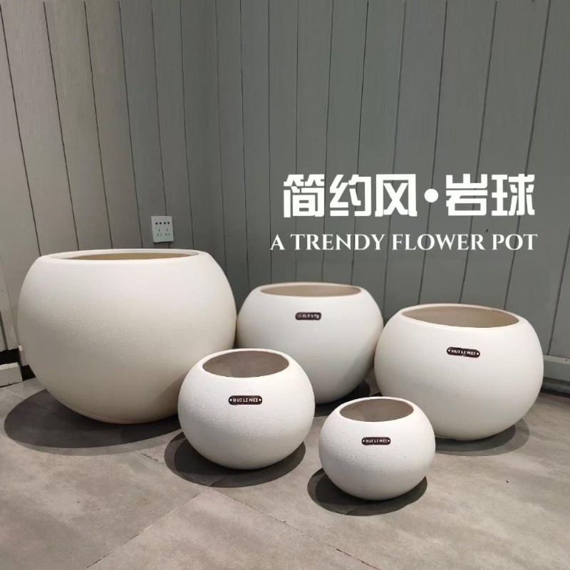 轻奢黑金刚树脂花盆大号风高级感橡皮树胖盆大花盆客厅造型球形,鲜花速递/花卉仿真/绿植园艺,花盆,淘宝优惠券,粉丝福利购,淘宝优惠卷