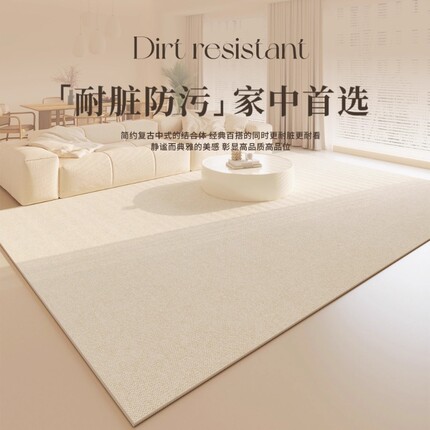 2024新款地毯客厅免洗可擦卧室床边毯轻奢高级防水防污沙发茶几毯