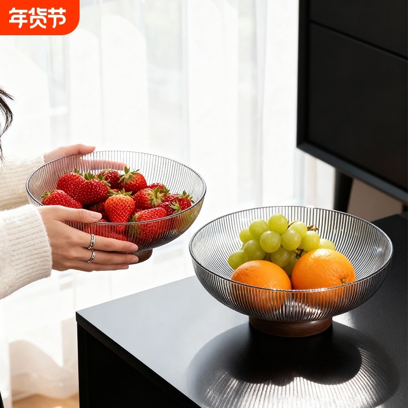 高颜值水果盘家用客厅茶几果盘轻奢高档前台干果盘零食摆放盘高脚,餐饮具,果盆/果盘/果篮,淘宝优惠券,粉丝福利购,淘宝优惠卷