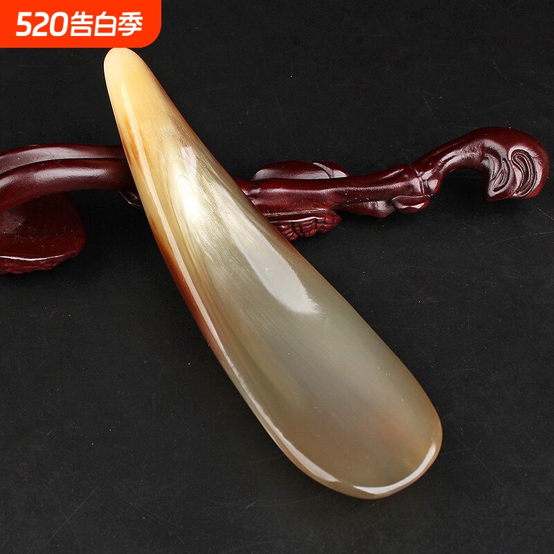 牛角刮痧板肩颈纹背部按摩经络疏通专用神器点穴拨筋棒脸部美容勺