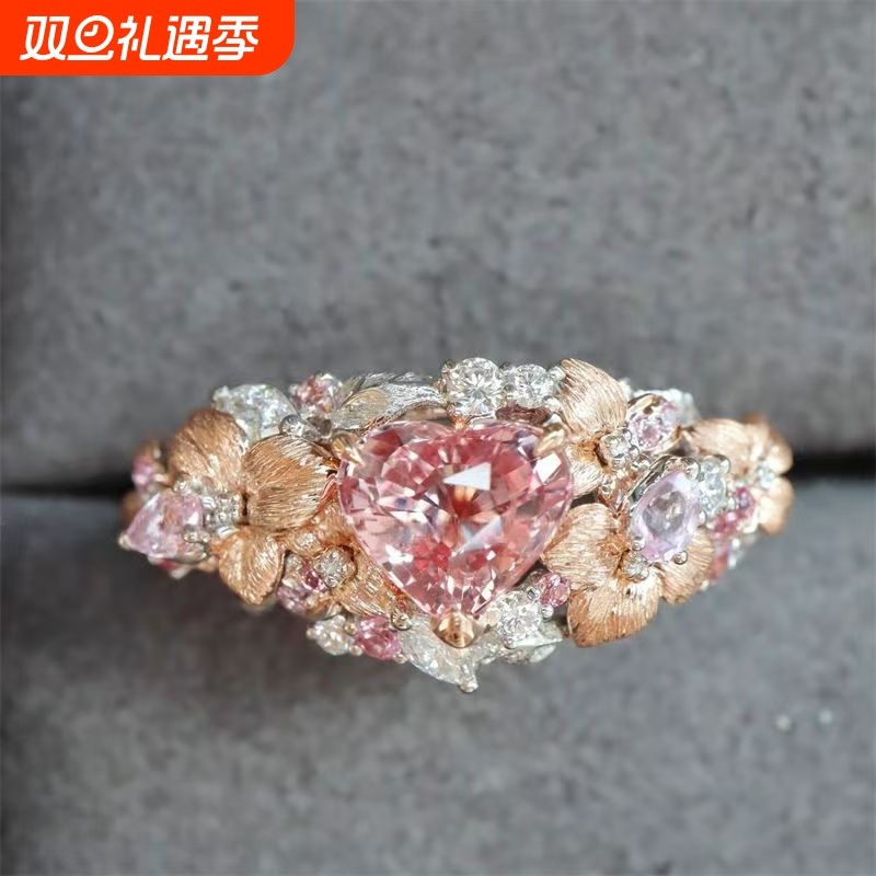 绣球花婚戒精美高级感小众精致个性轻奢时尚百搭气质设计戒指首饰