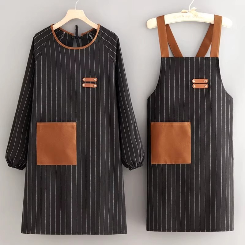 2026新款围裙女厨房家用防水防油工作服餐饮专用网红做饭围腰年轻