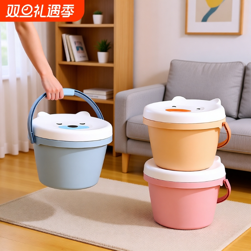 储物收纳凳户外桶加厚塑料收纳儿童家用小板凳换鞋矮凳子可坐移动