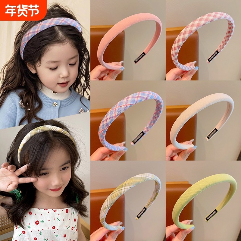 女儿童不勒头发箍2025新款发旅女童头箍女孩可爱发卡小宝宝头饰窟