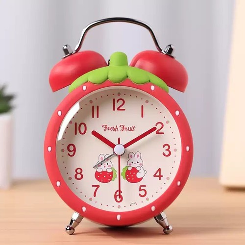 儿童时钟专用高颜值2025新款闹钟小学生起床神器女孩桌面闹铃钟表