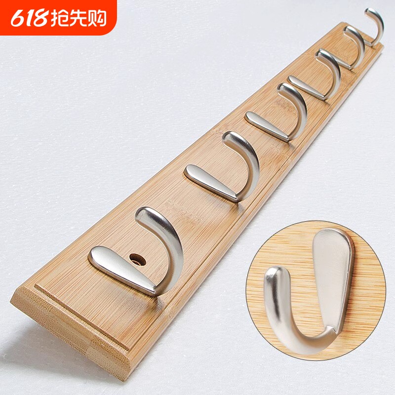 挂衣架墙上壁挂式衣服挂钩上墙打孔玄关衣帽架入户门挂衣钩高级