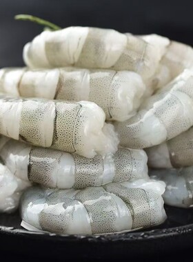 大虾仁2630鲜冻青虾仁去虾线鲜虾现剥鲜活速冻冷冻虾仁对虾新鲜