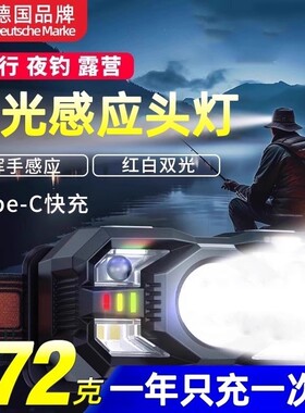 【央妈推荐】新款钓鱼专用头灯