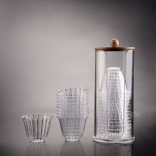 一次性茶杯功夫品茗杯子家用商用待客茶水杯加厚加硬航空杯喝茶杯