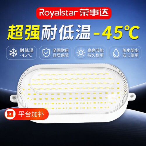 荣事达LED冷库专用灯防潮灯防爆照明灯三防灯20W低温冻库灯防水