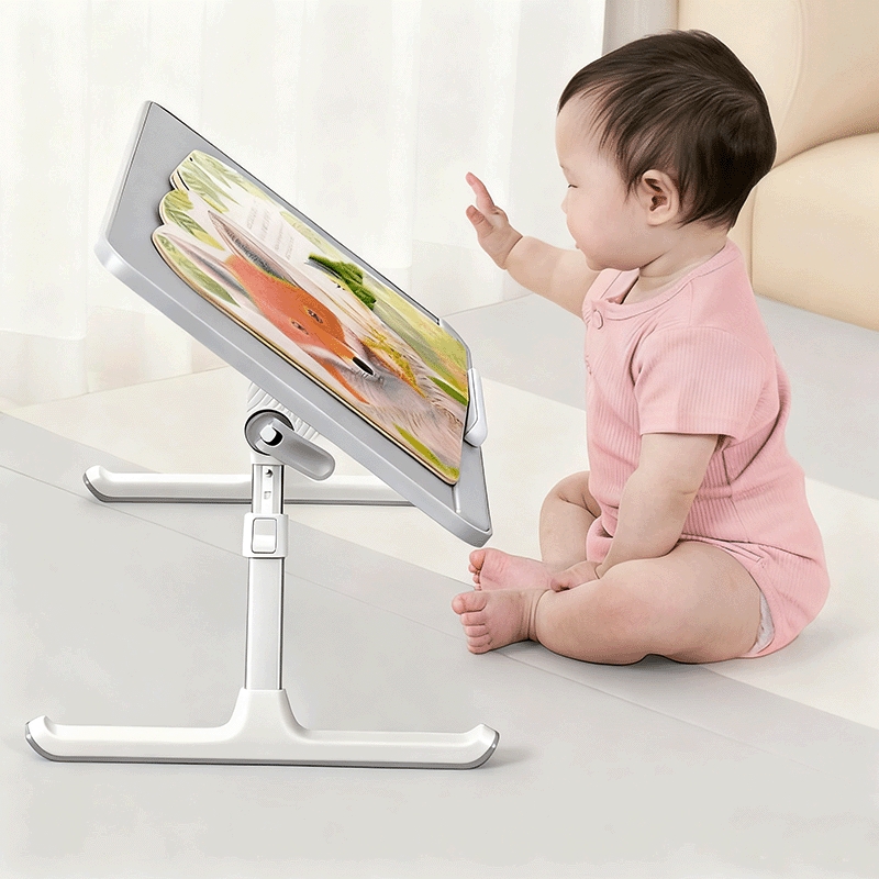 可升降绘本阅读架床上看书支架