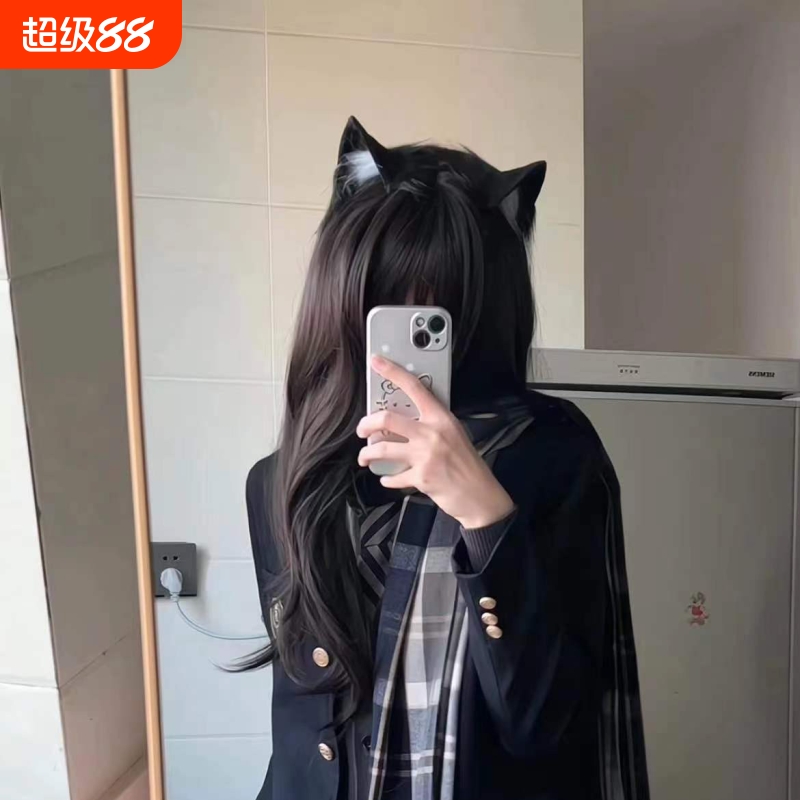 手作猫耳娘原创猫耳朵发箍头饰 cos仿真立体兽耳KC可爱耳朵lolita