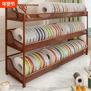 铁艺丝带收纳架花店花束彩带多层桌面置物架毛线展示架整理架网格
