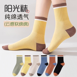无骨毛圈保暖防臭长袜不勒脚 中筒袜秋冬季 袜子女款 纯棉2025新款