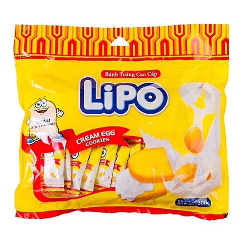 Lipo面包干椰子味榴莲味黄油味