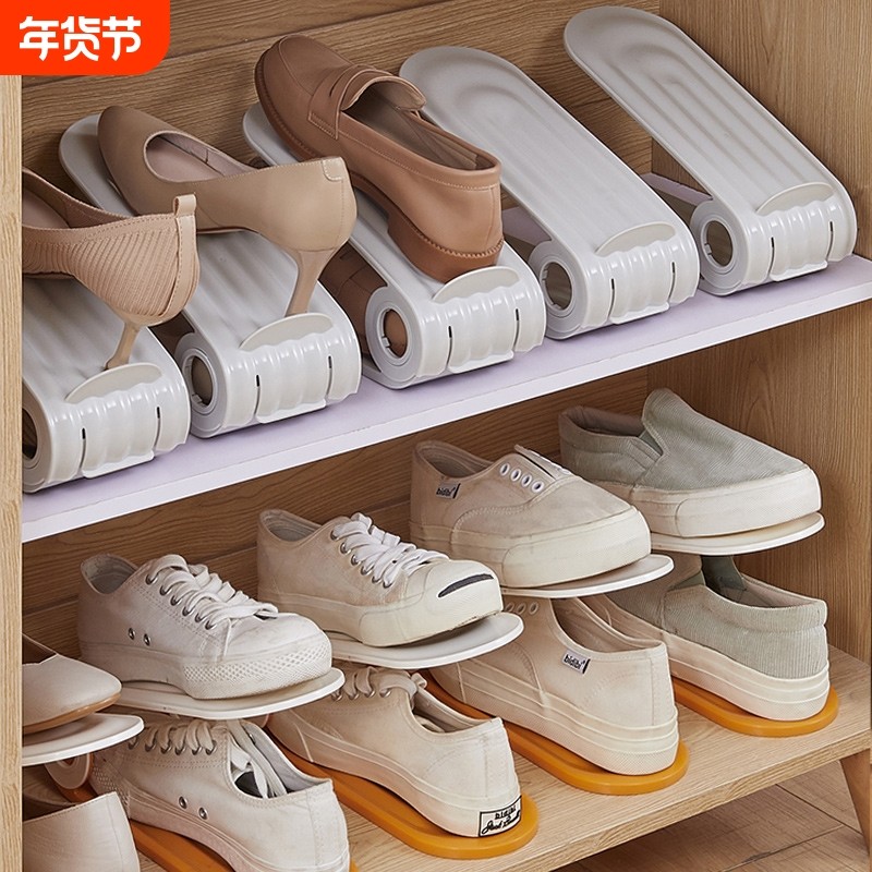 鞋子鞋柜收纳神器省空间简易宿舍放鞋专用的鞋盒折叠塑料存放鞋架,收纳整理,鞋盒,淘宝优惠券,粉丝福利购,淘宝优惠卷