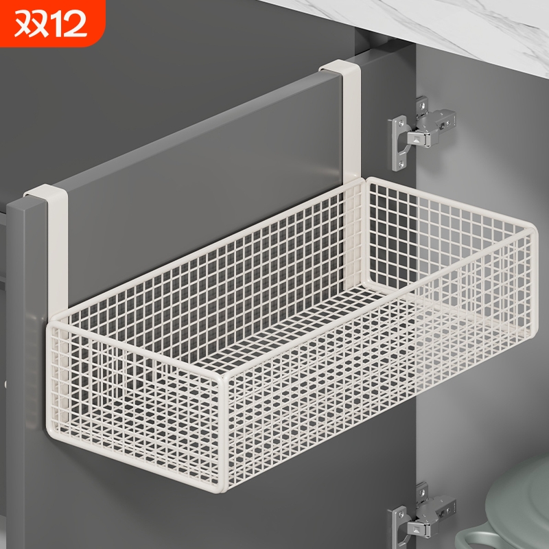 柜门悬挂式挂篮厨房保鲜膜挂篮