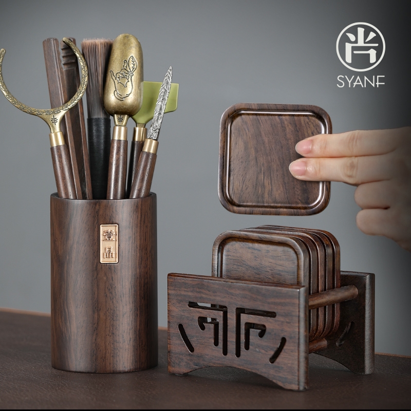 黑檀木茶道六君子|超1000次加购