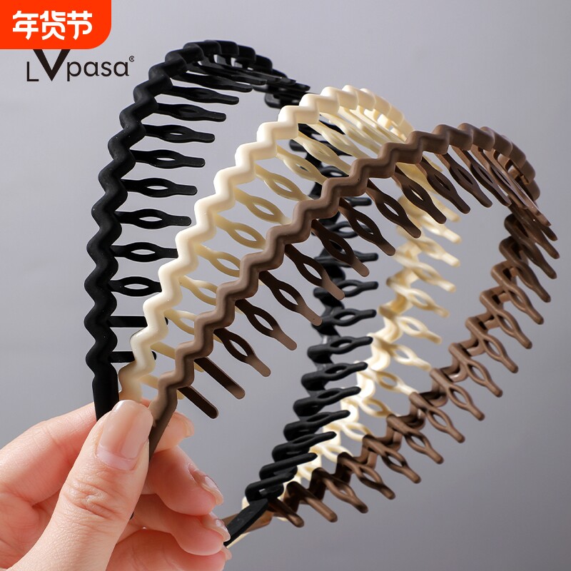 2个 发捆发箍女2026新款头箍洗脸专用带齿防滑小碎发整理神器发